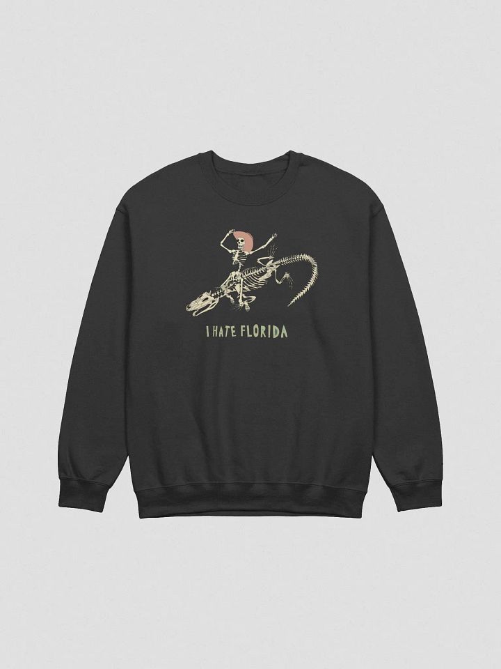 I Hate Florida Black Crewneck product image (1)