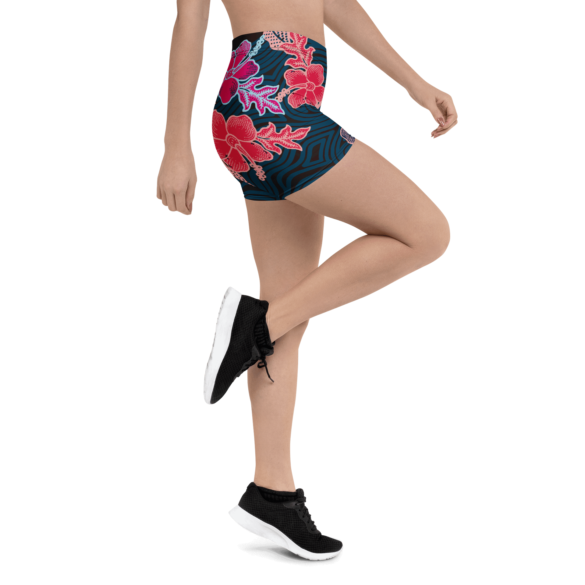 Tropical Orchid All-Over Print Shorts product image (3)