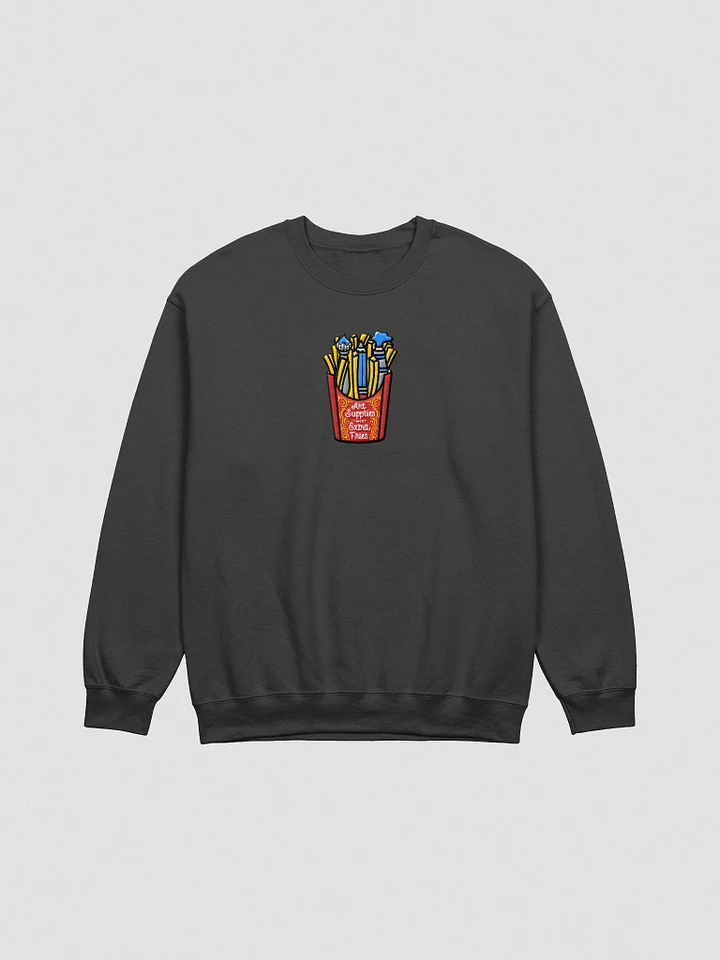 Art Supplies and Extra Fries Embroidered Sweater product image (1)