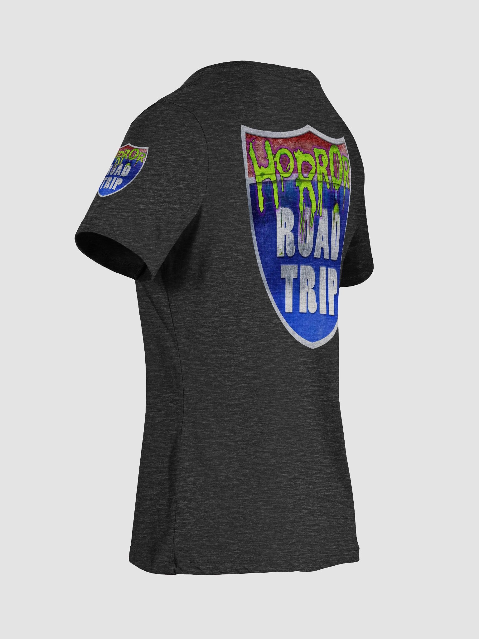 Horror Road Trip | V-Neck Tee | Road Sign product image (9)