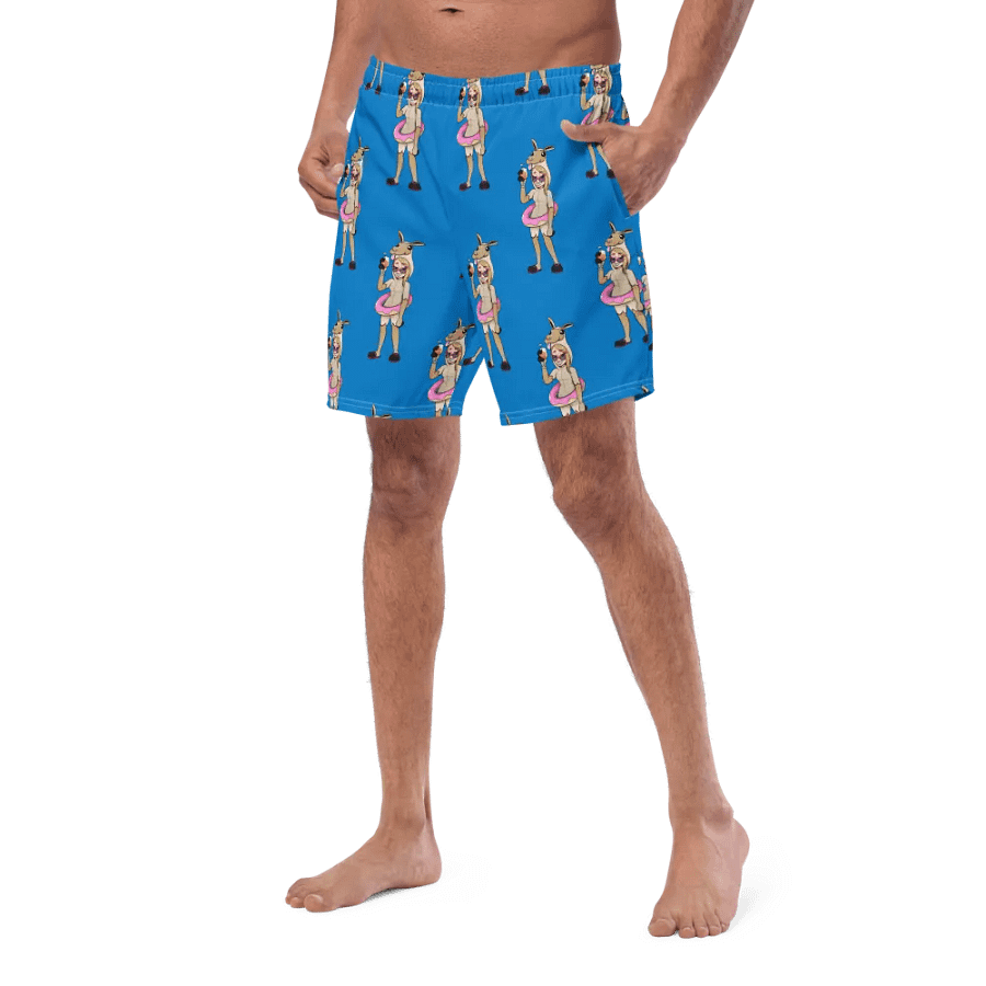 Summer Alpaca Men's Swim Trunks product image (8)