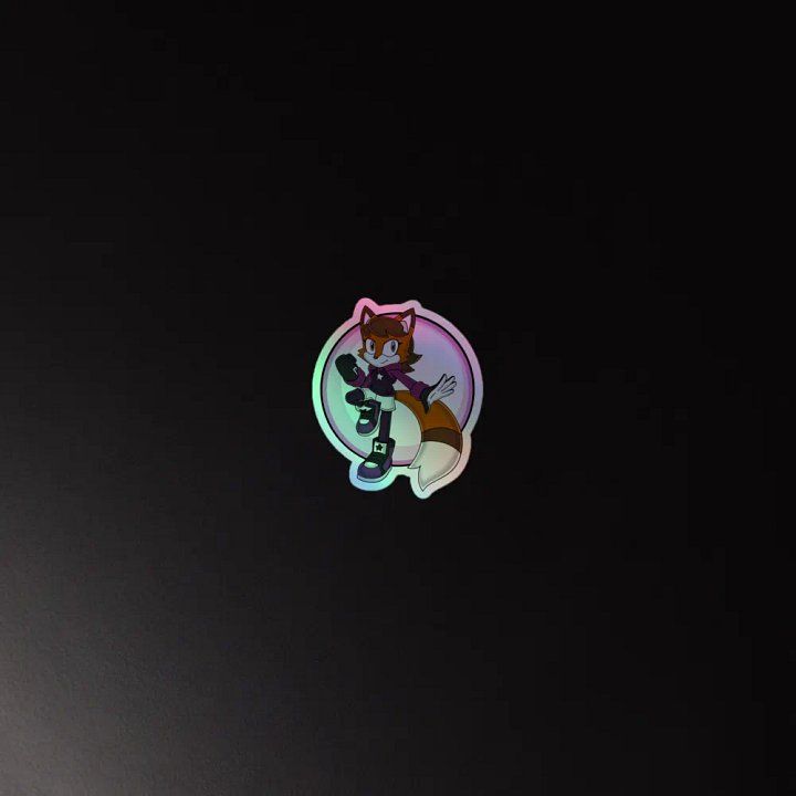 Cinder Adventure Holographic Sticker product image (4)