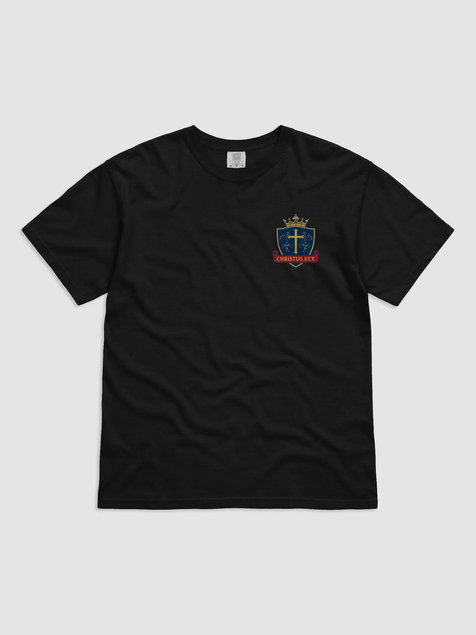 Christus Rex emblem tee product image (5)
