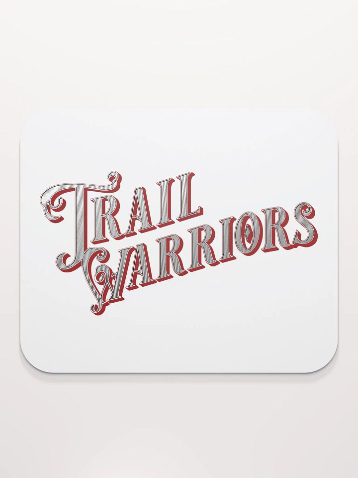 Red w/ Gradient Classic Trail Warriors Emblem Mouse Pad product image (2)