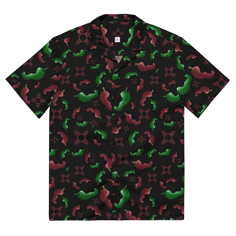 New Mexico Red & Green chile Zia Hawaiian Shirt product image (10)