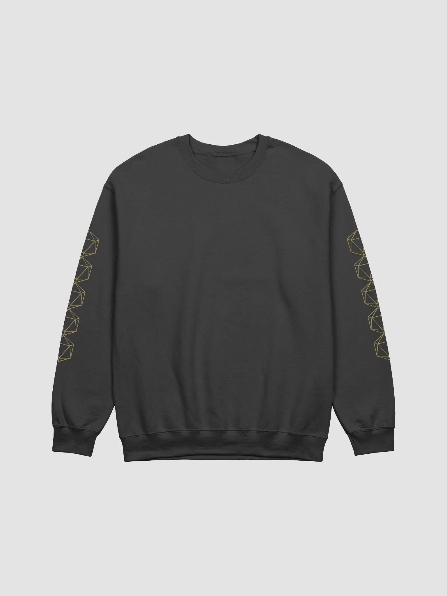 D20 Wireframe Dice Sleeve Unisex Sweatshirt for Board Gamers product image (6)