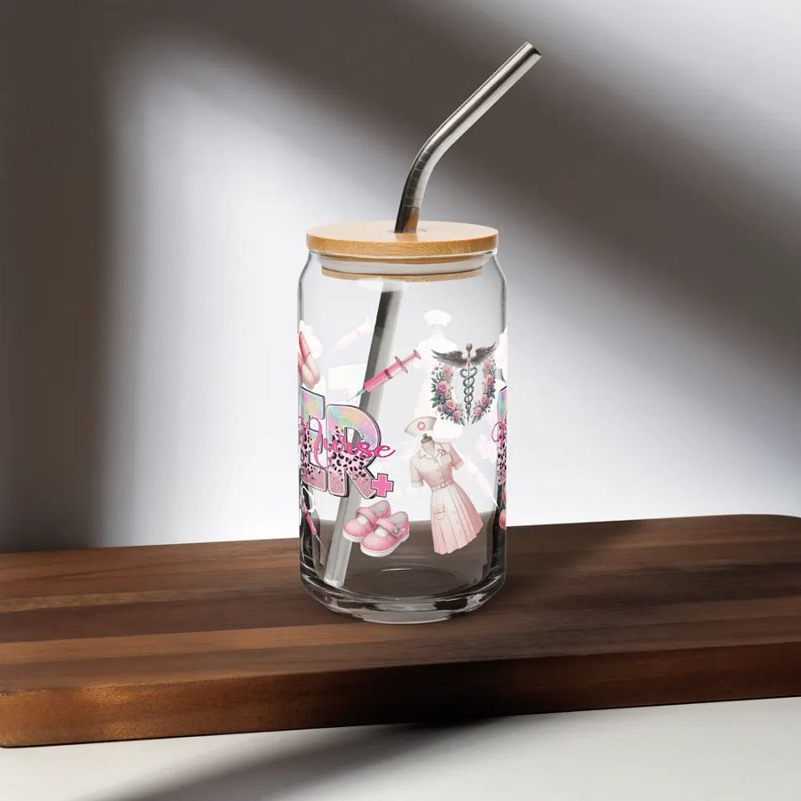 Libby Glass Can-Shaped Glass Mug ER Nurse product image (8)
