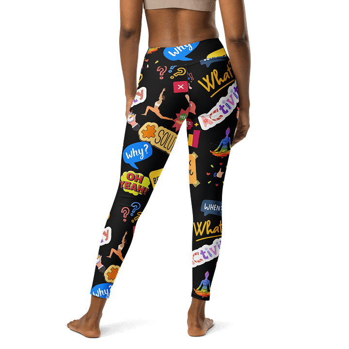 Dynamic Dialogue Printed Leggings product image (2)