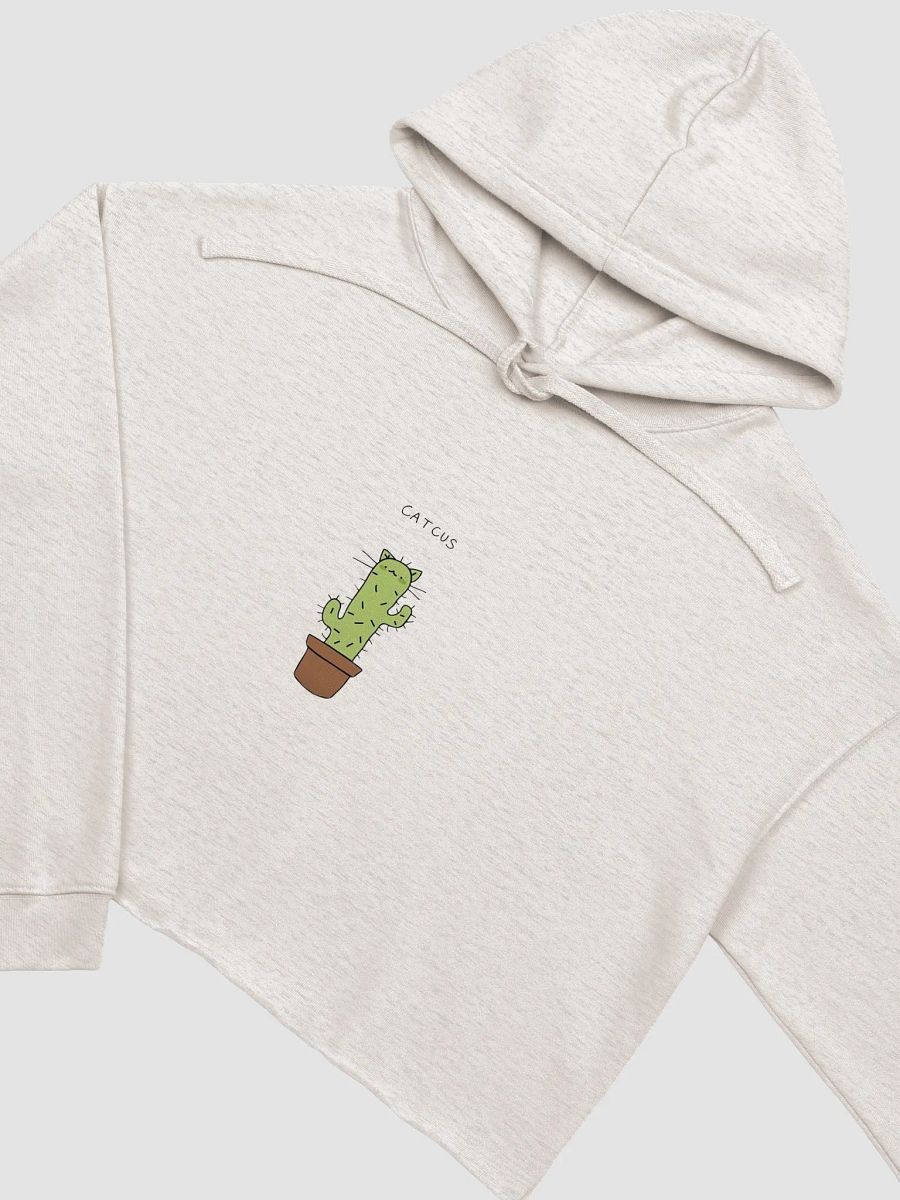 Catcus Cartoon Crop Hoodie product image (15)
