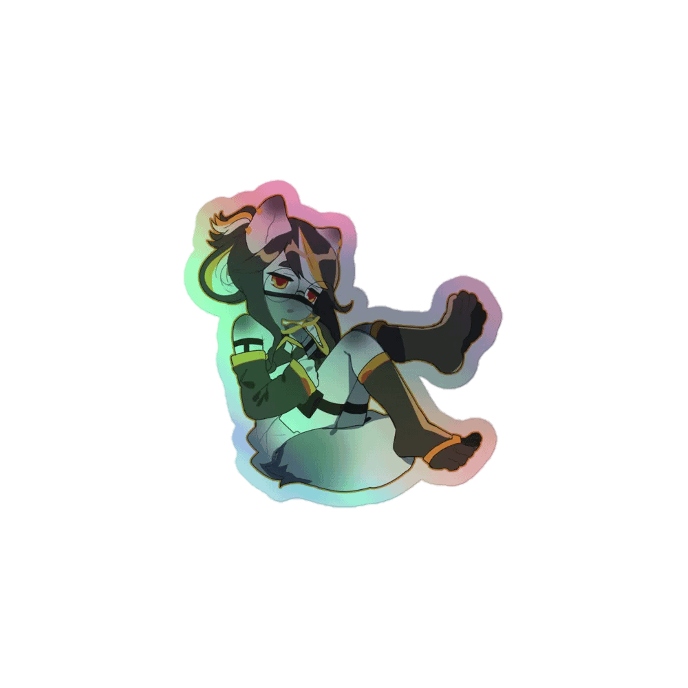 Shiro Chibi Holographic Sticker product image (1)