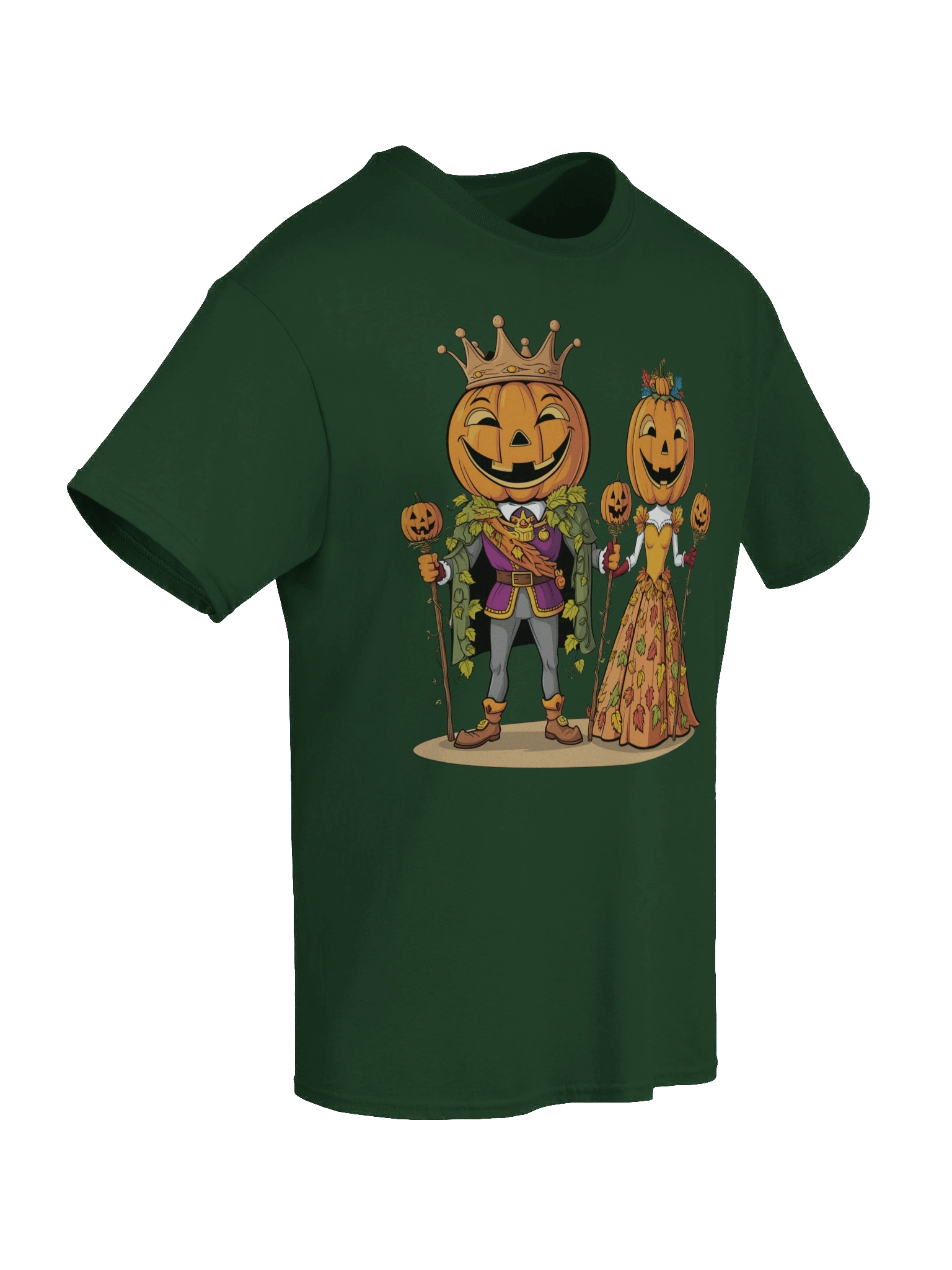 king and queen pumpkin unisex shirt product image (2)