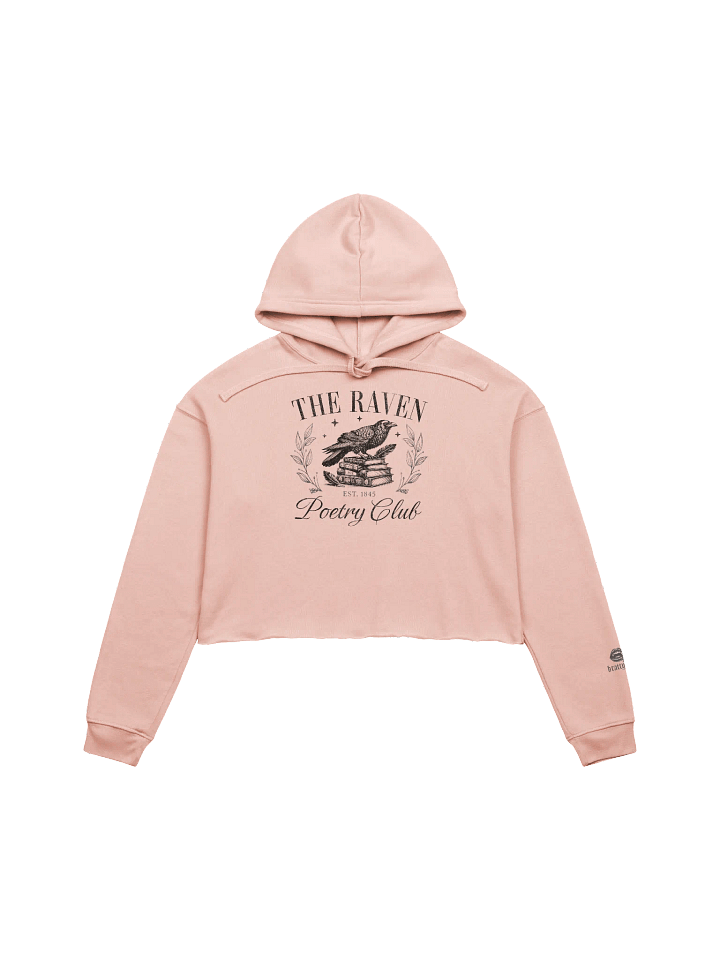 poetry club cropped hoodie product image (1)