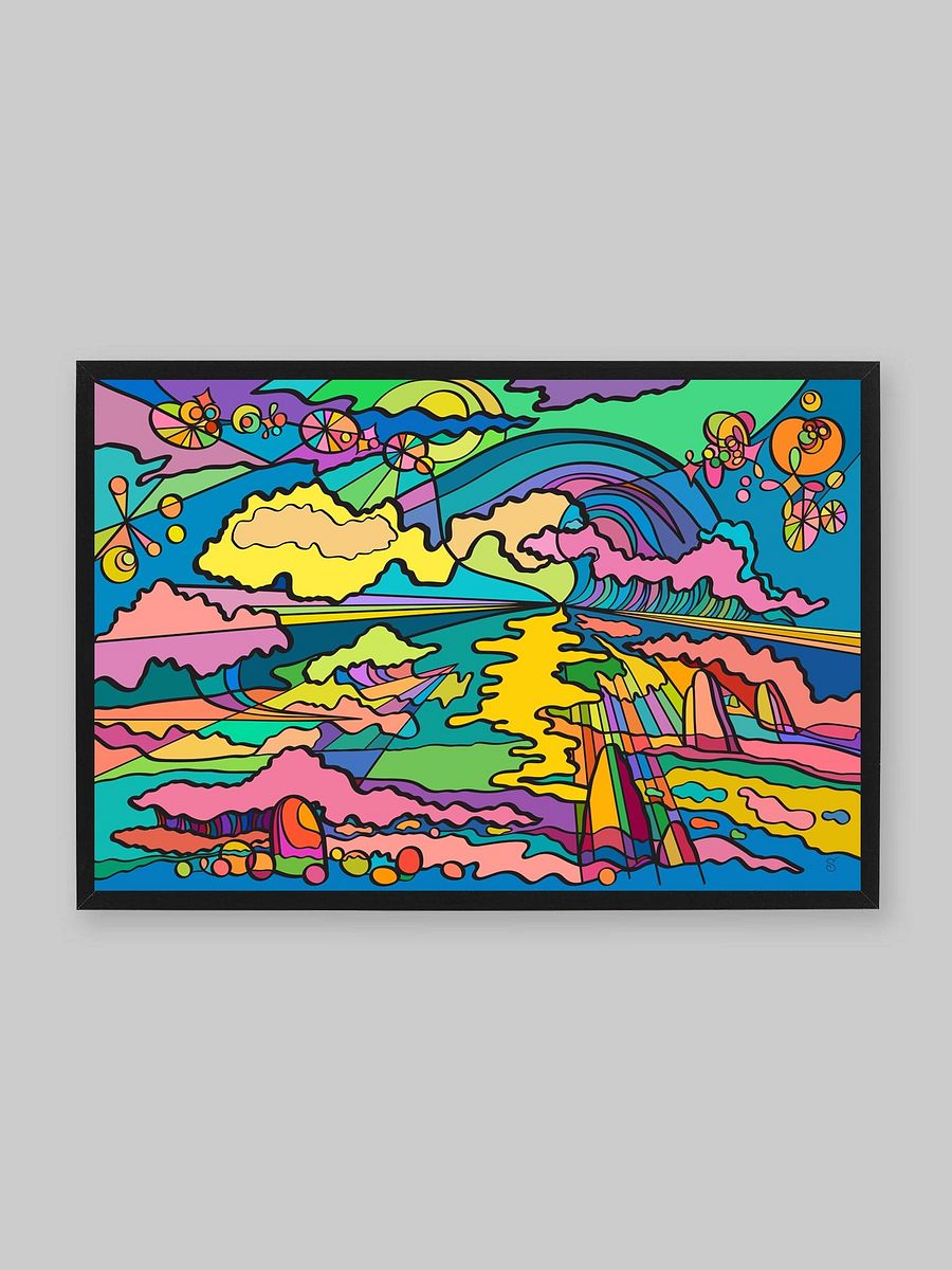 Vibrant Swirls Canvas Collection - Night Ocean product image (2)