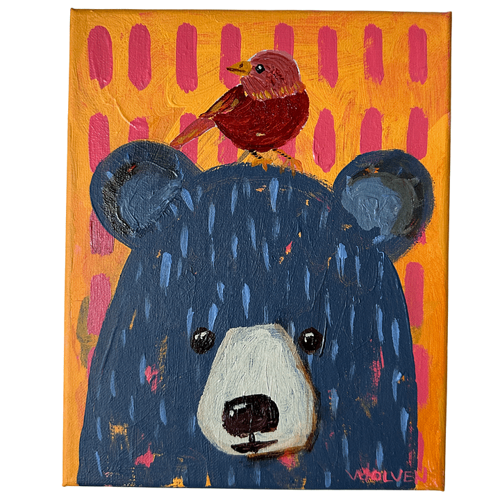 Original Painting: Perch – The Bear of Friendship product image (1)