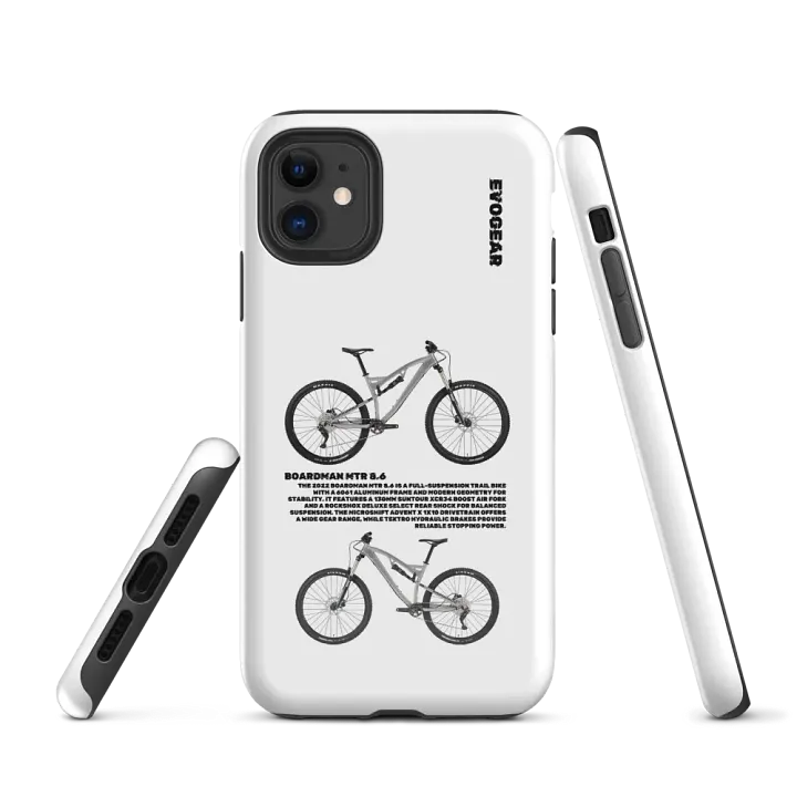 White Boardman MTR 8.6 iPhone Case product image (1)