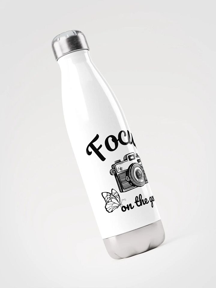 'Focus on the Good' Steel Water Bottle product image (2)