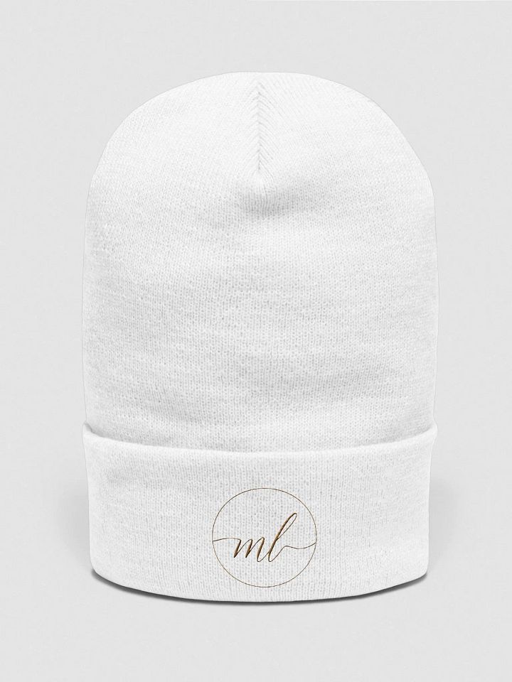 "Michelle Langone" Beanie (White) product image (1)
