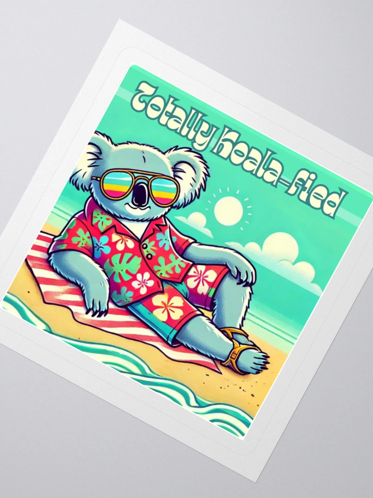 Totally Koala-fied (Kiss Cut Stickers) product image (4)