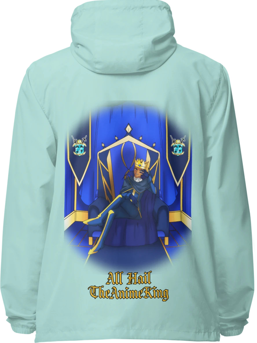 All Hail TheAnimeKing Zip Up Windbreaker product image (4)