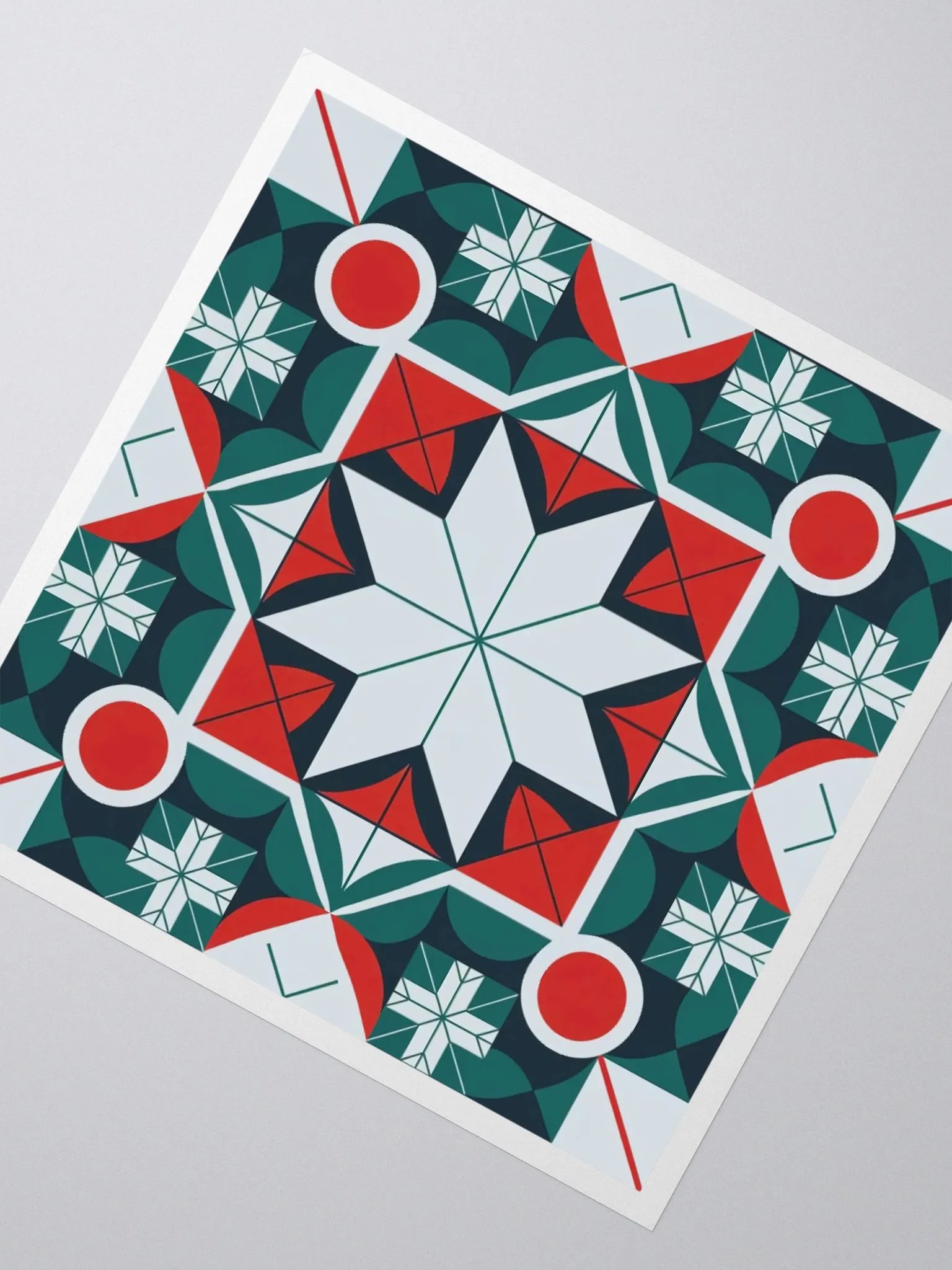 Kaleidoscope patterned Kiss Cut Stickers product image (7)