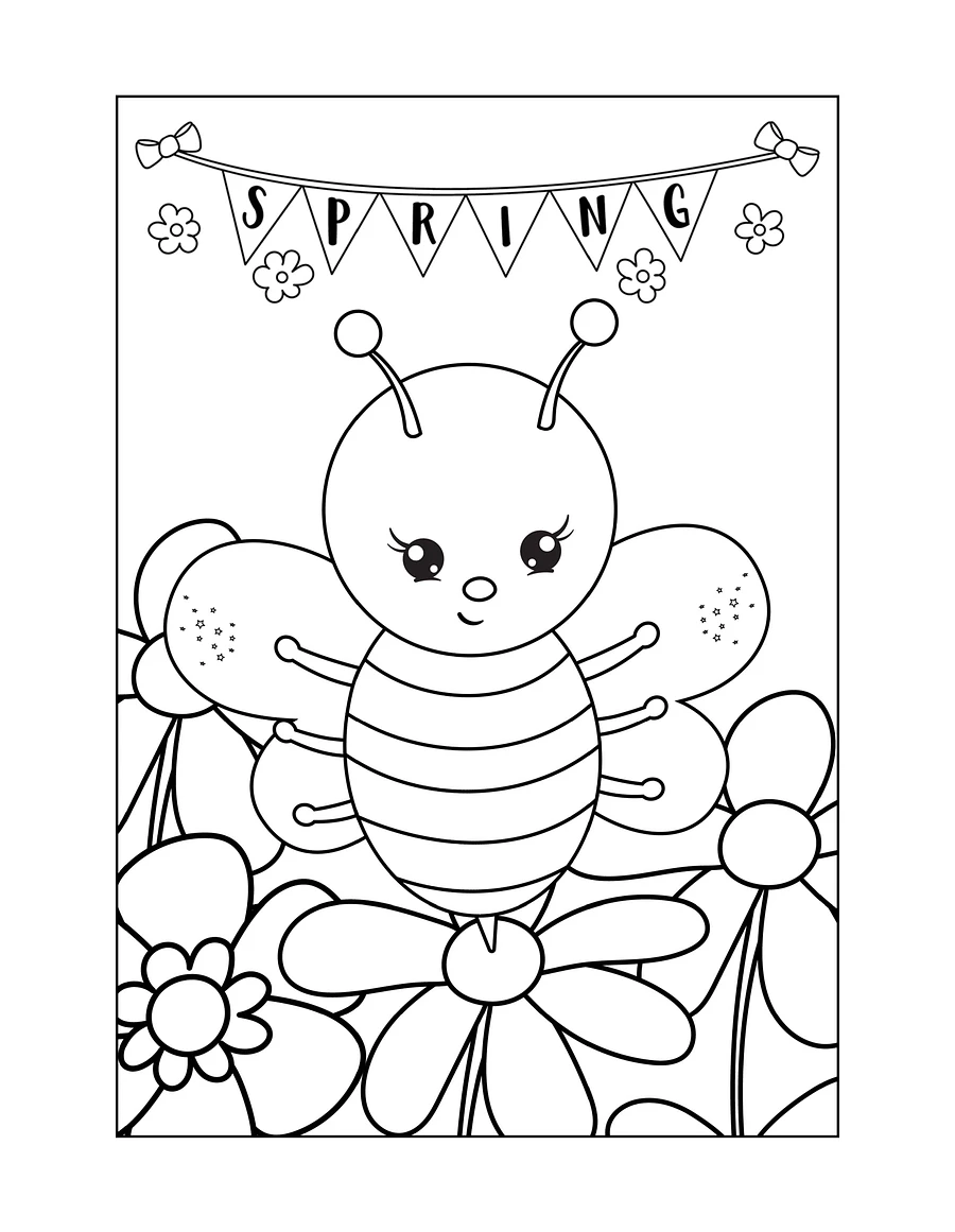 Spring Coloring Book for Kids product image (2)