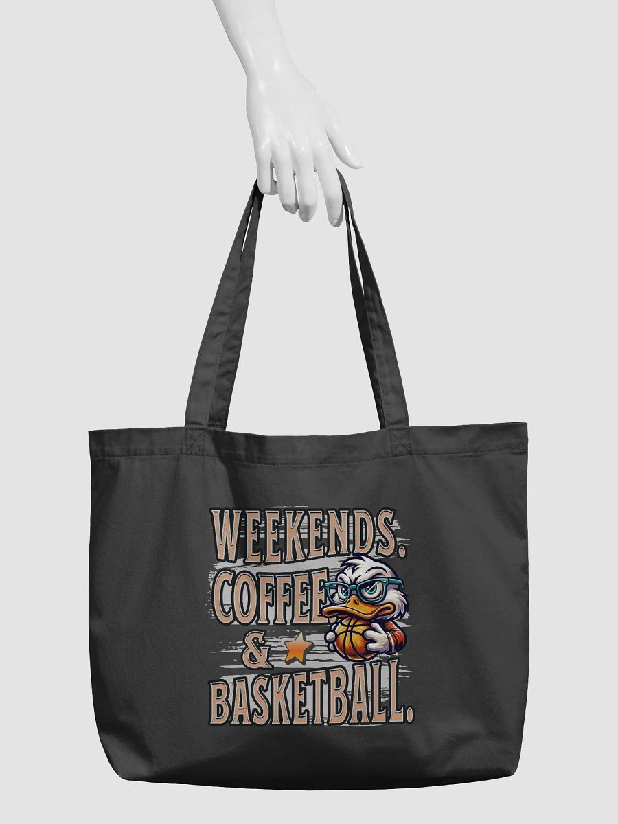 Weekends Coffee And Basketball Duck Quirky Tote product image (3)