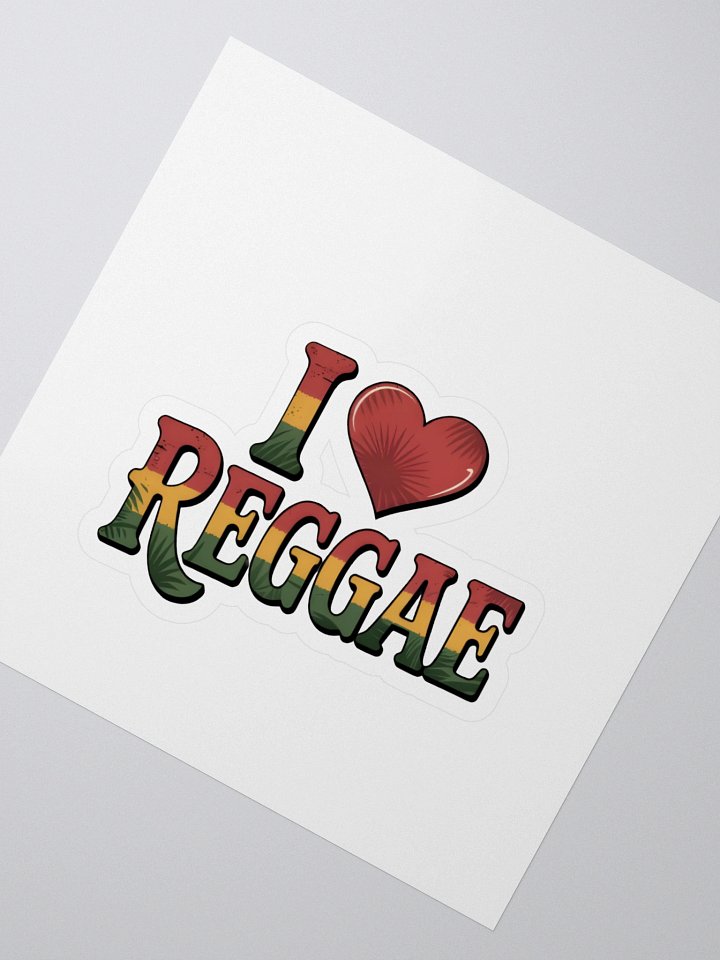 Rasta Love Kiss Cut Stickers product image (2)