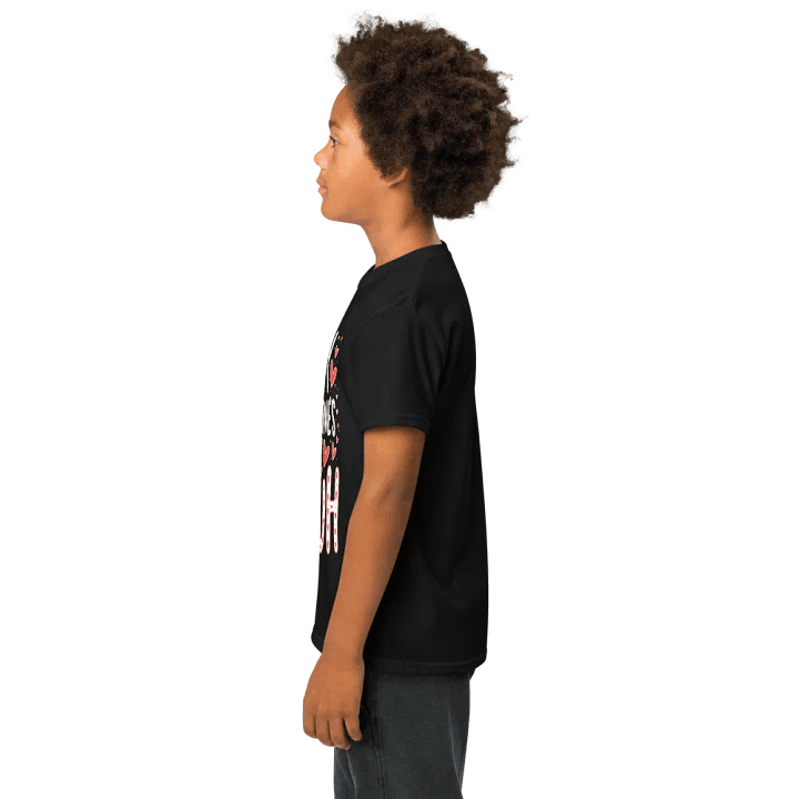 Peace & Love Valentine's Youth Tee product image (9)