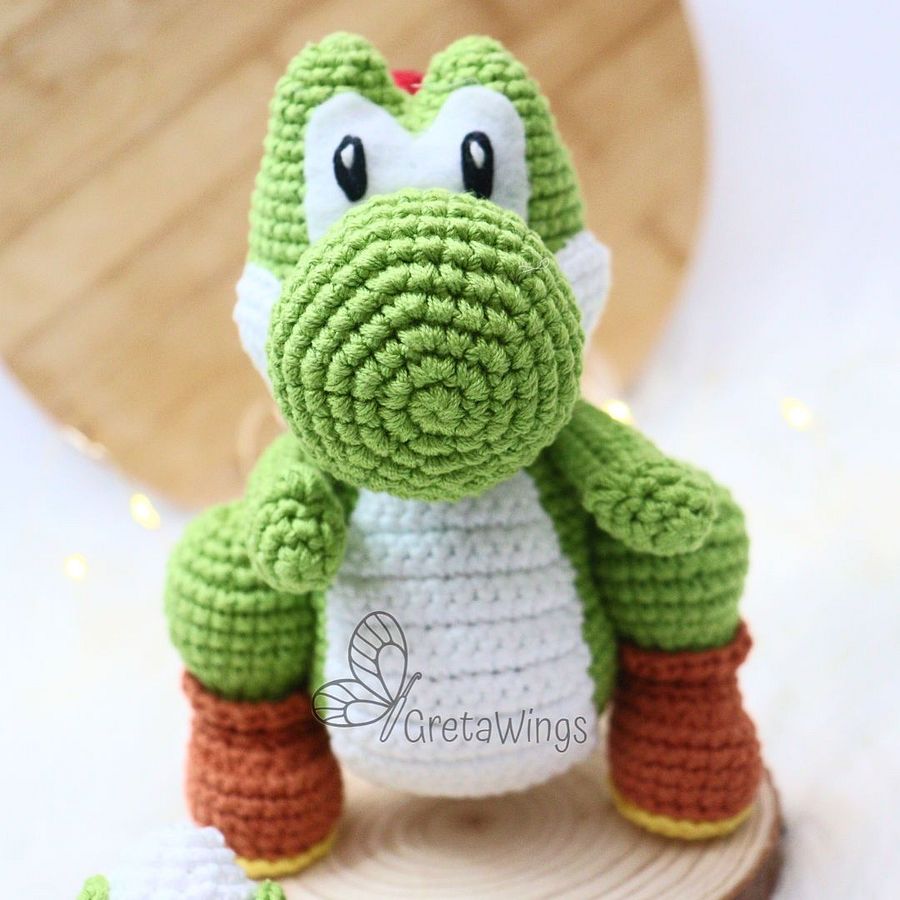 Yoshi Amigurumi Pattern Mario Bros Series (Digital Download) product image (6)