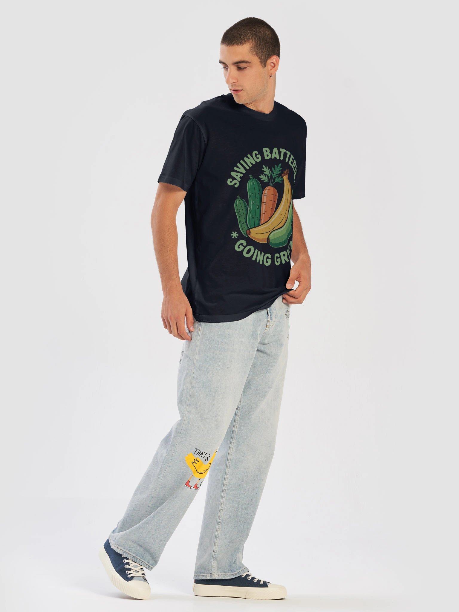 Saving Batteries Going Green Tee product image (13)