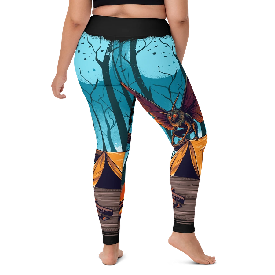 Eerie MothMan Forest Yoga Leggings product image (10)