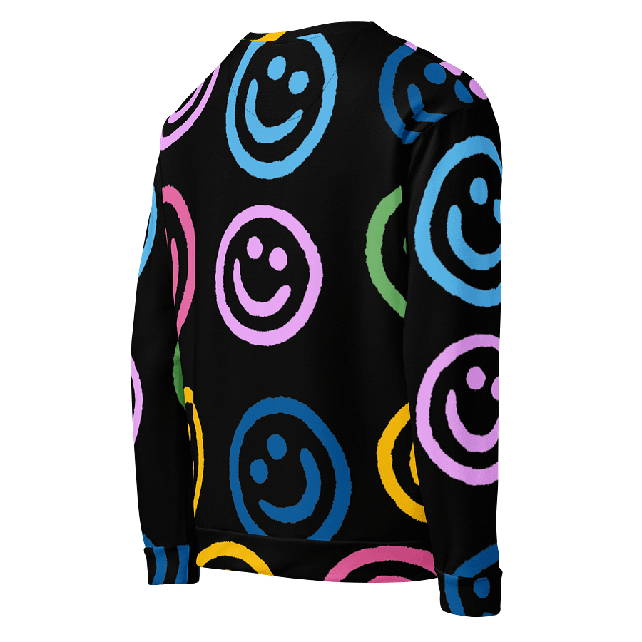 Vibrant Smiley Faces Recycled Sweatshirt product image (5)
