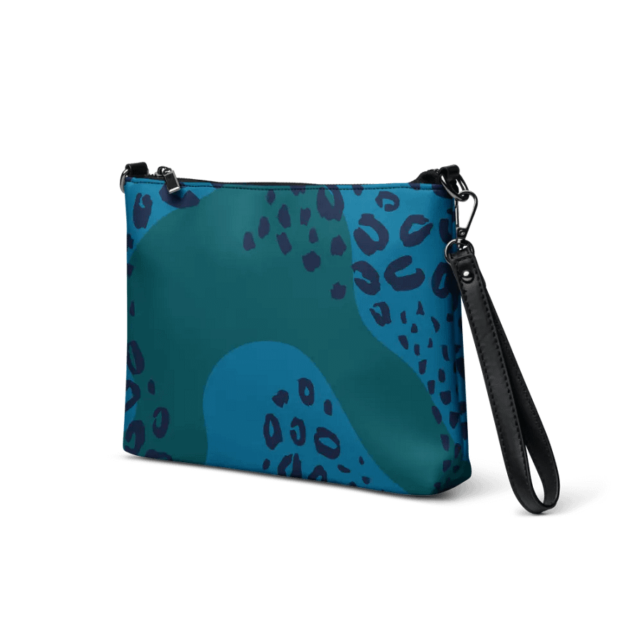 Teal Leopard Allure Crossbody Bag product image (3)