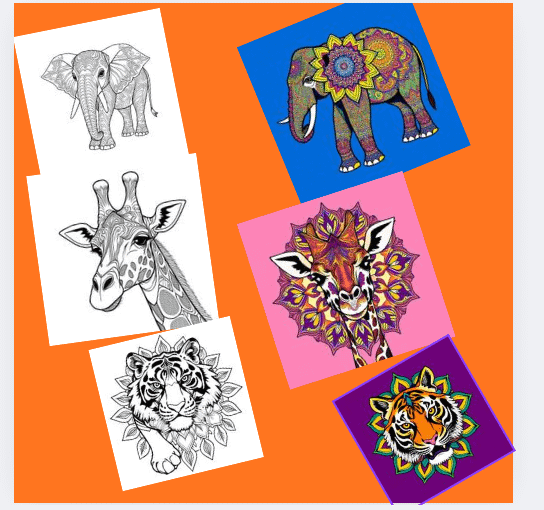 130 Animal Mandala Coloring Pages For Adult and Kid Coloring Pages product image (1)