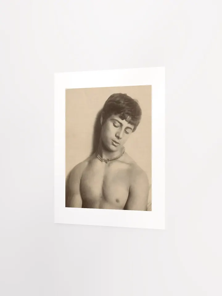 Ragazzo Con Collana Antica by Wilhelm von Gloeden (1904) - Print product image (2)