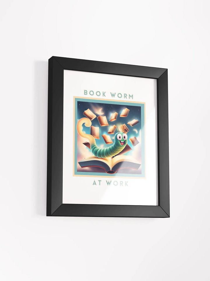Bookworm at Work Framed Poster product image (56)