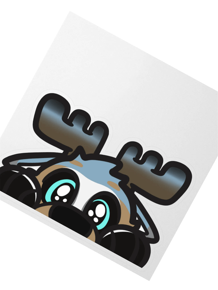 Lurky Deer Kiss-Cut Sticker product image (4)