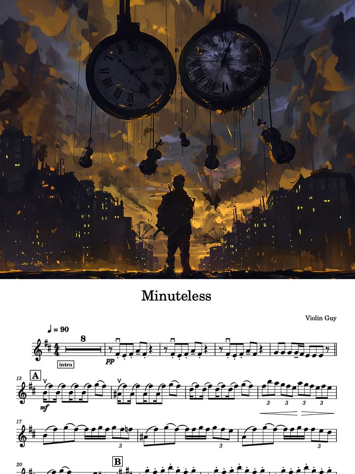 Minuteless - Sheet Music product image (1)