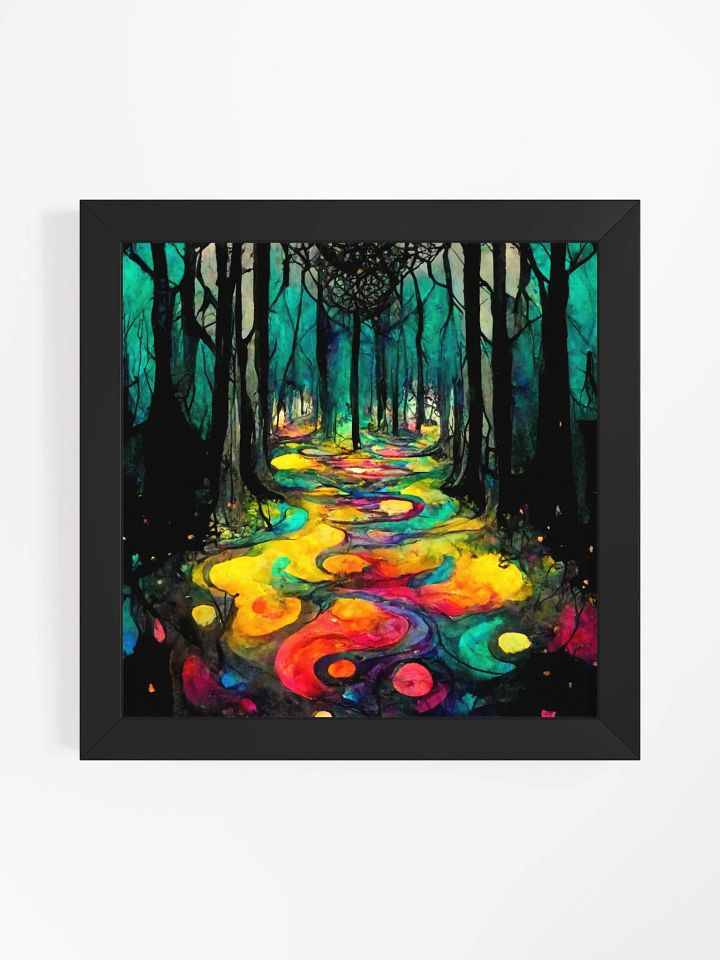 Vibrant Ayous Wood Framed Matte Poster product image (1)