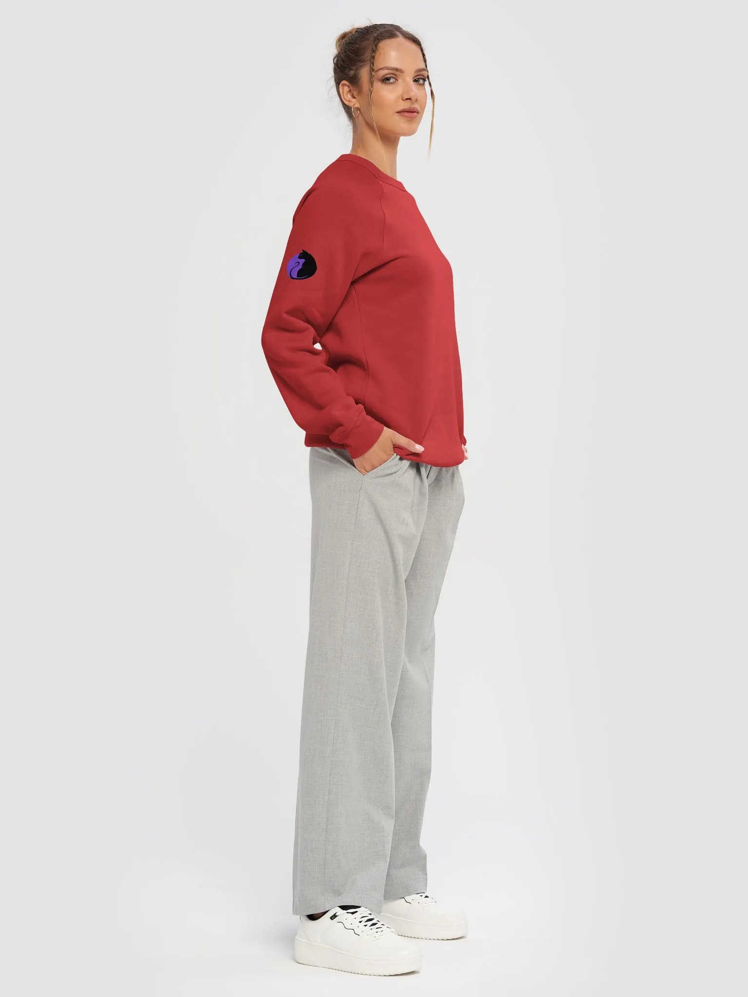 KawaiiKitten Essential HeavyWeight Long Sleeved Garment Dyed Shirt product image (4)