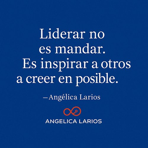 Liderar no es mandar.
Es inspirar a otros a creer en lo posible.

🌟 El verdadero liderazgo no nace de la autoridad, sino de l...
