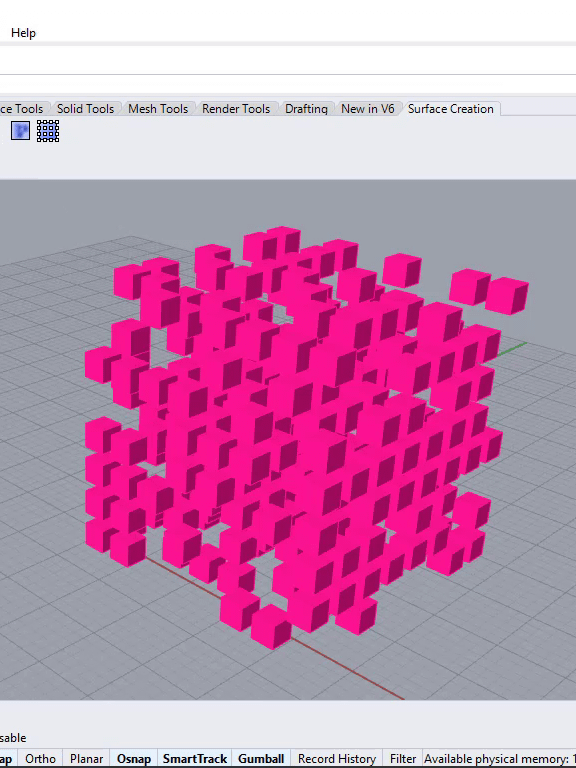 Random Cube Parametric Facade Design Grasshopper Rhino Files Download product image (2)