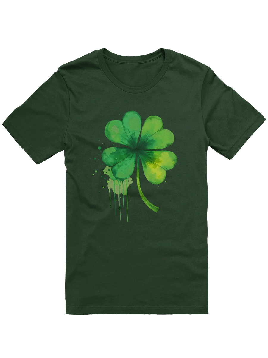 Shamrock Splash Watercolor Tee product image (3)