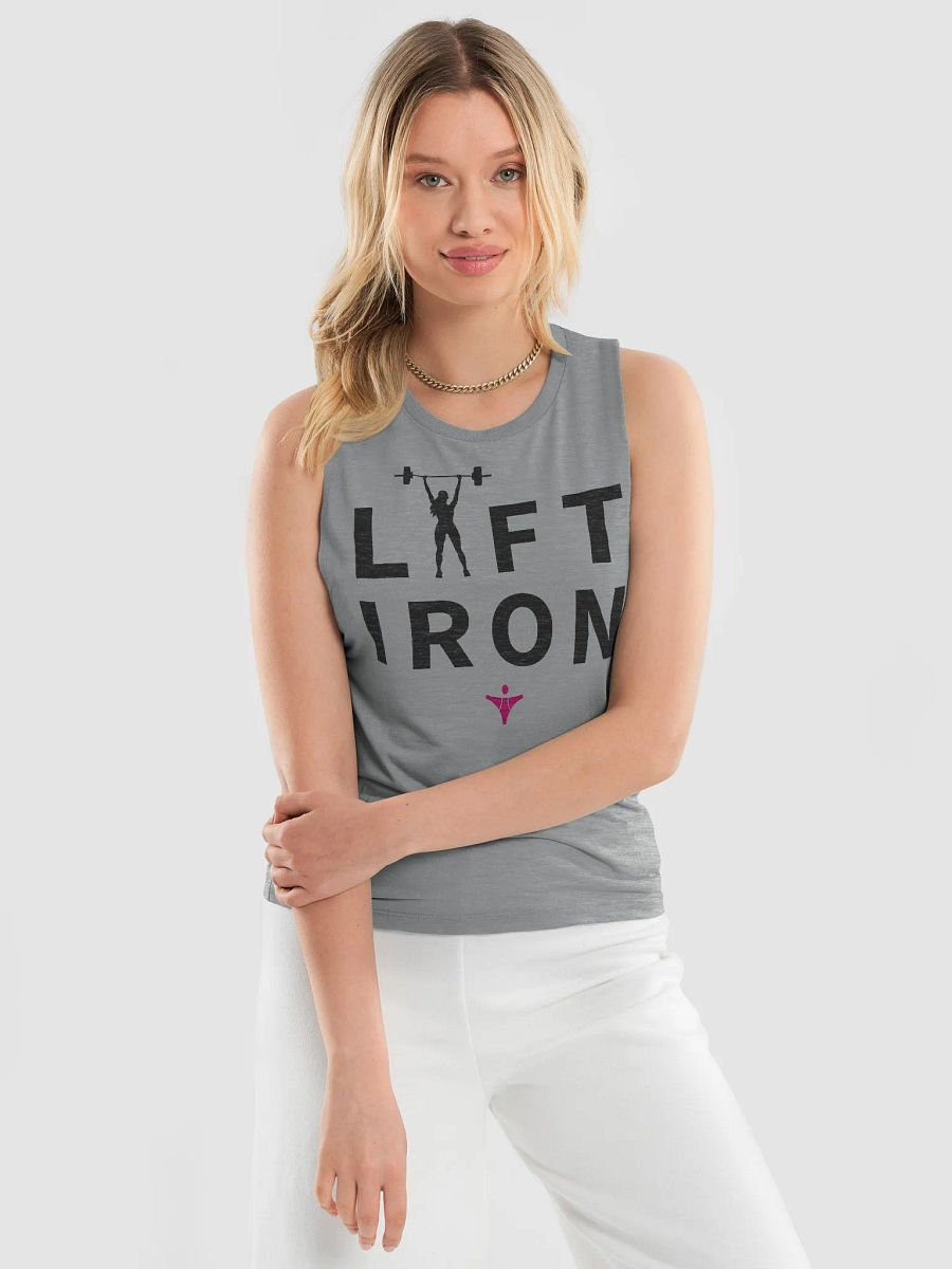 LIFT IRON | Muscle Tank (Dark Text) product image (3)