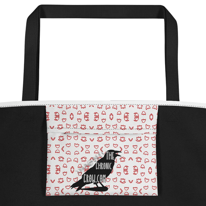 Valentine’s Monogram Letter S(3) White Tote product image (2)