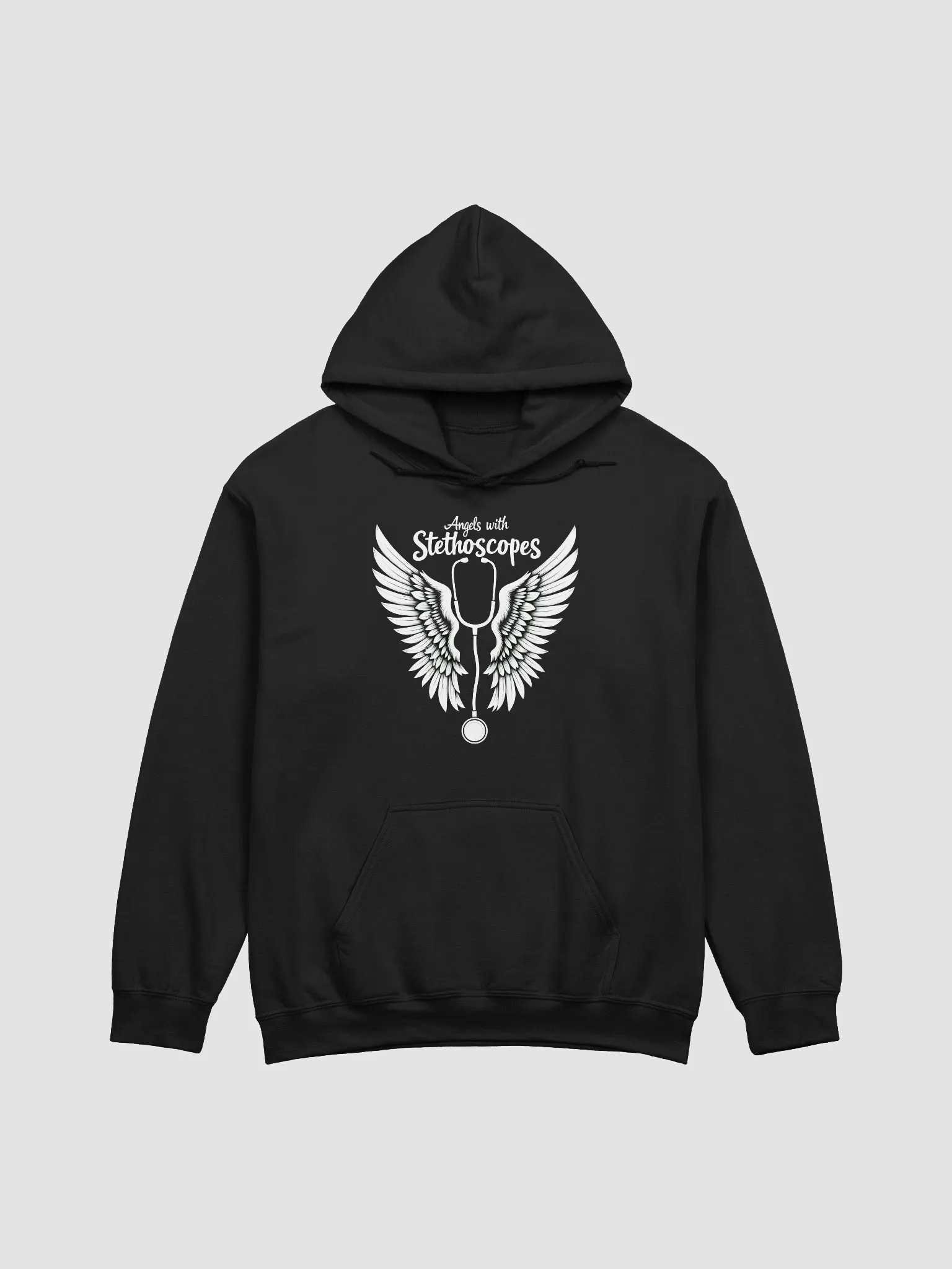 Angel Wings Stethoscope Hoodie product image (4)