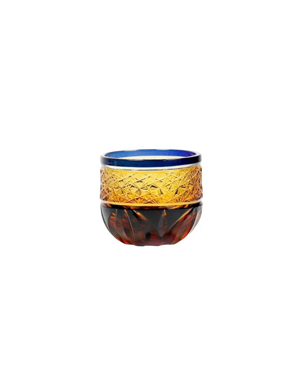 Edo Kiriko - Small Amber Blue 03 product image (1)