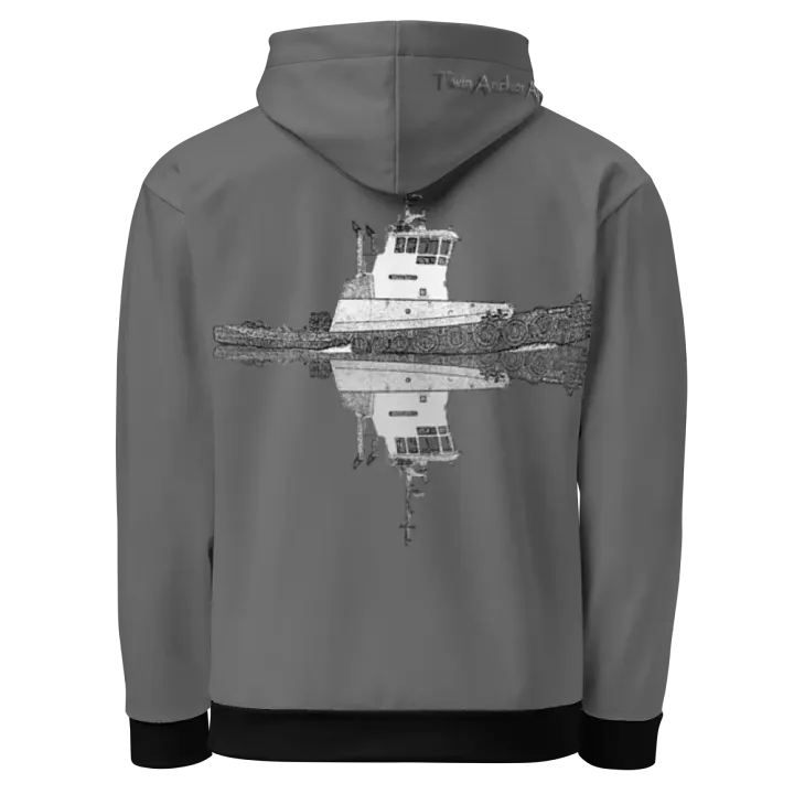 Gray Westrac tug Hoodie product image (1)