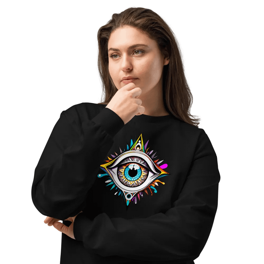 [Open Eye] - Unisex Premium Heavyweight Long Sleeve Shirt product image (10)