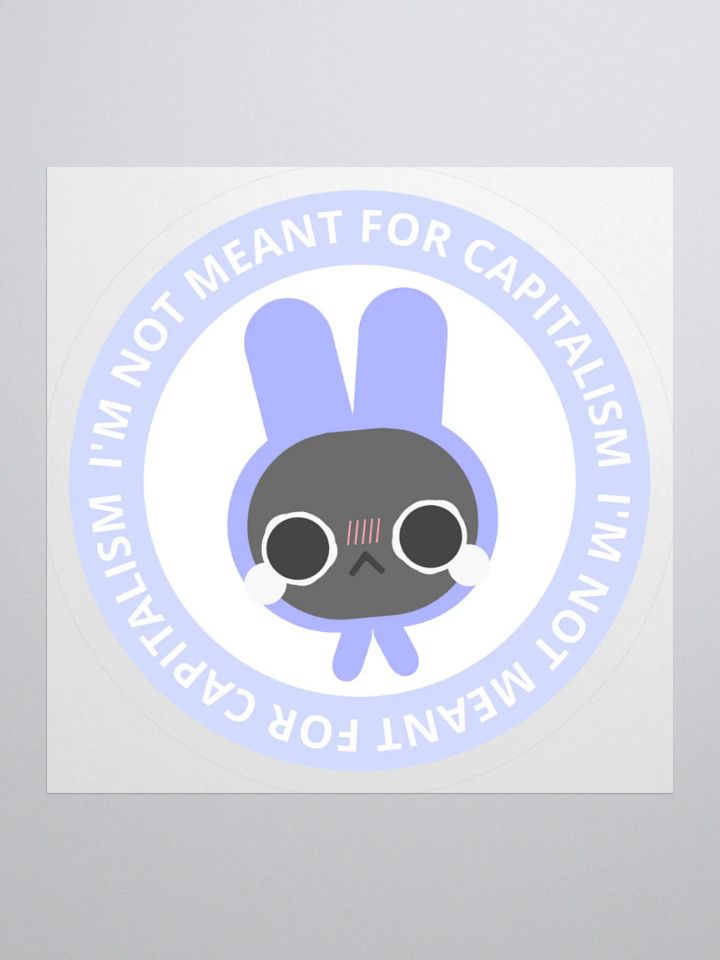 Not Meant For Capitalism Bunny product image (2)